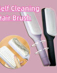 Self-Cleaning Anti-Static 4 in 1 Hairbrush